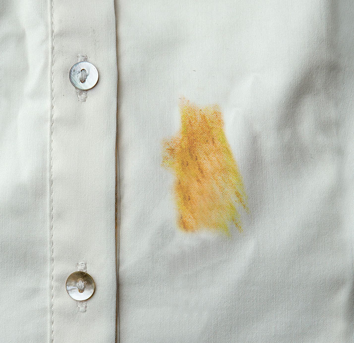 stain on cloth