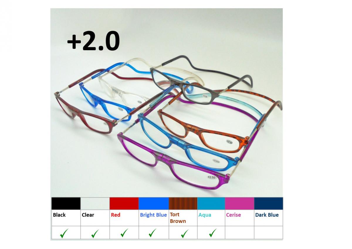 Magnetic Reading Glasses +2.0 Strength | Live Simply | Laundry Balls ...